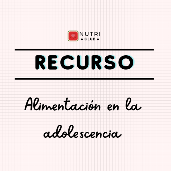 pauta de alimentación adolescente