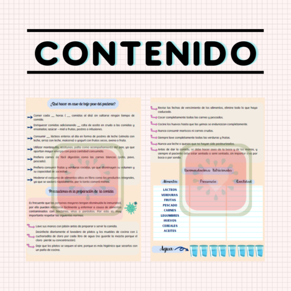 pauta alimentación paciente postrado