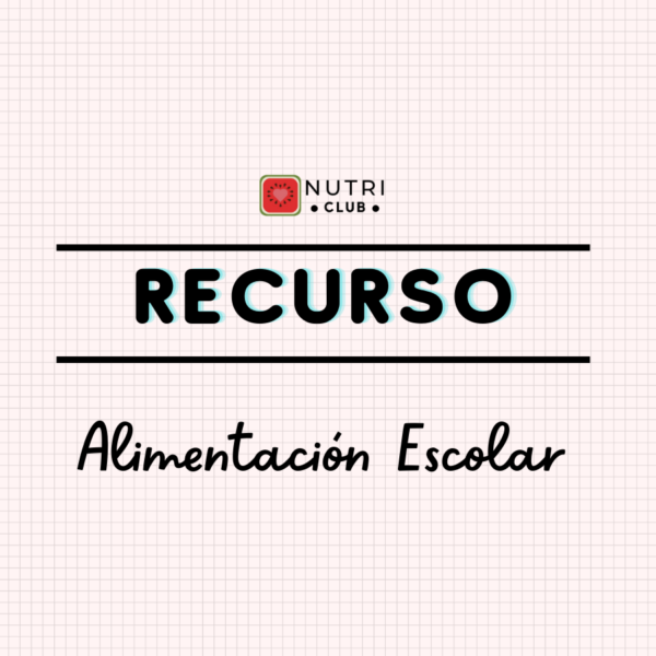 pauta alimentación escolar