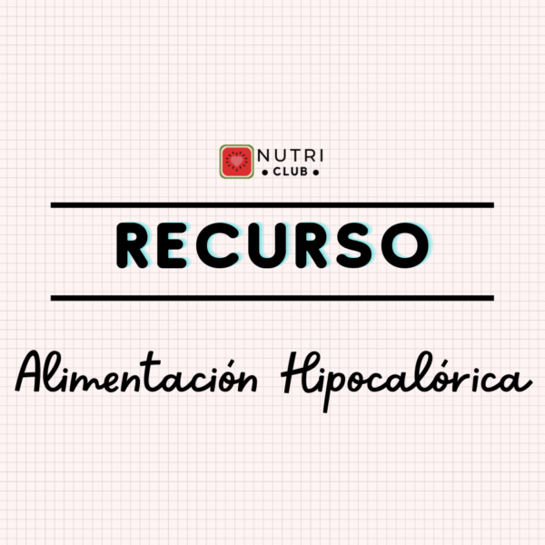 pauta de alimentación hipocalórica