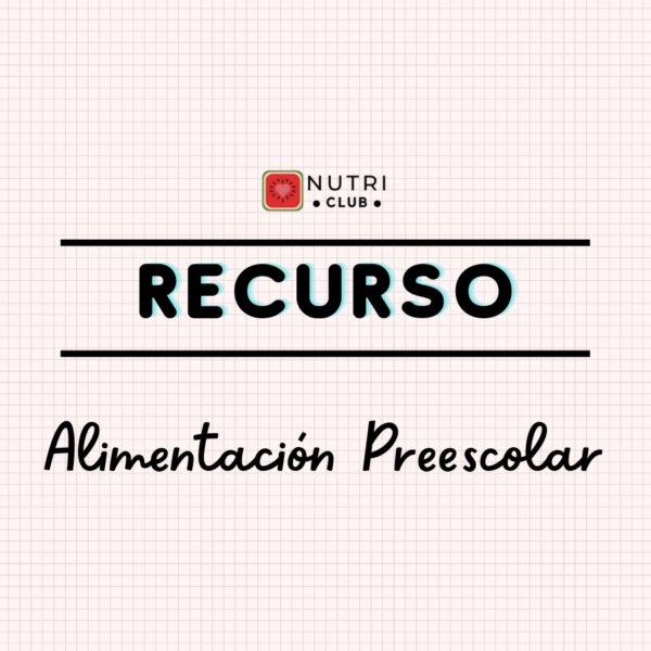 pauta de alimentación preescolar