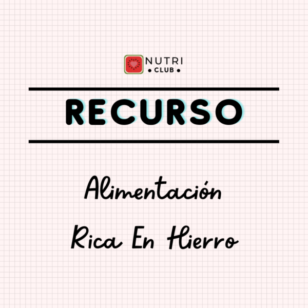 pauta de alimentación rica en hierro