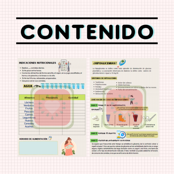 pauta de alimentación diabetes gestacional