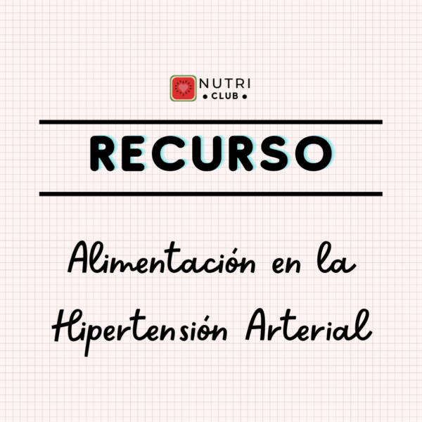 pauta de alimentación hipertensión arterial