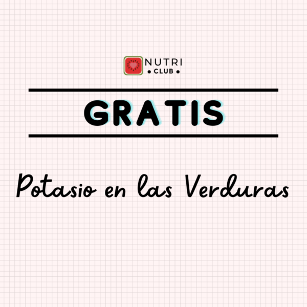 potasio en las verduras