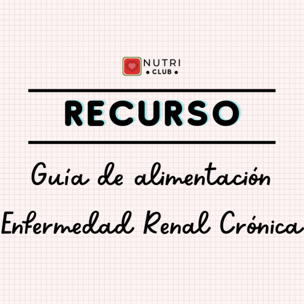 Alimentación en enfermedad renal crónica