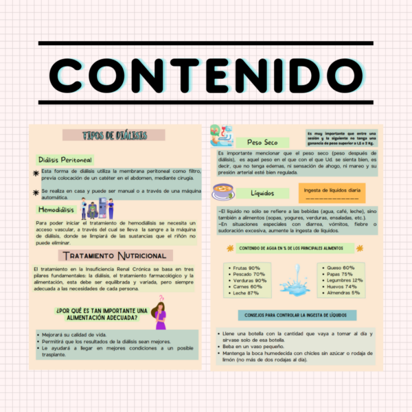 Alimentación en enfermedad renal crónica