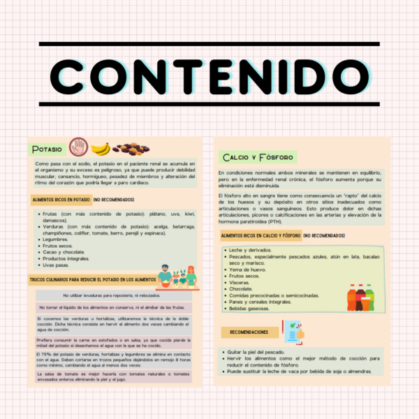 Alimentación en enfermedad renal crónica