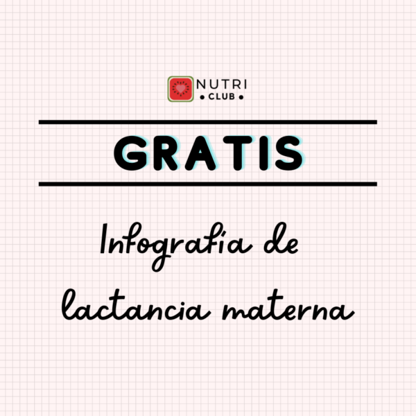 material educativo de nutrición lactancia materna infografía