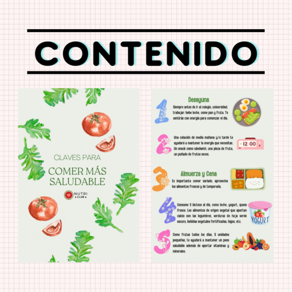 Claves para comer más saludable