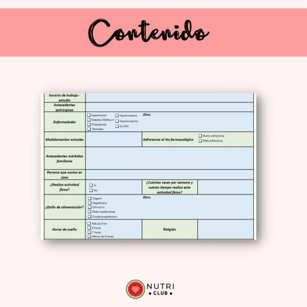 Excel consulta nutricional adulto y adulto mayo