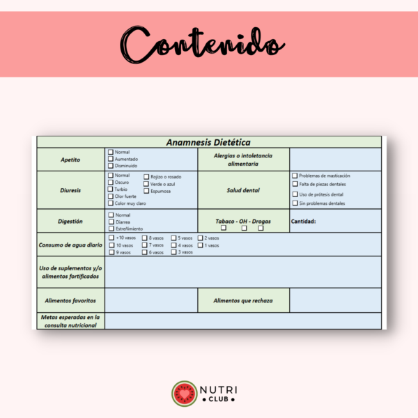 Excel consulta nutricional adulto y adulto mayo