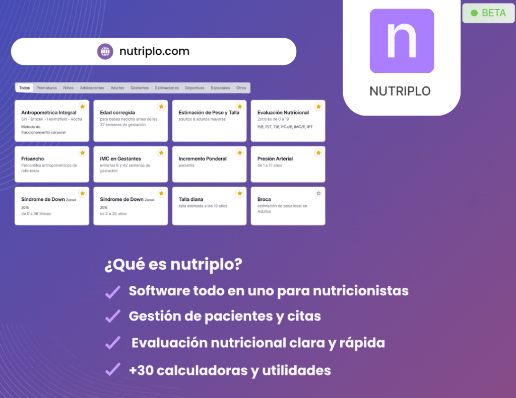 software de nutrición todo en uno